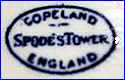 W.T. COPELAND & SONS Ltd   [COPELAND - SPODE] [also in Red] [SPODE'S TOWER Series] (Staffordshire, UK) -   ca 1900 - 1970s