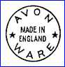 AVON ART POTTERY LTD. (Printed or  Impressed, Staffordshire, UK) - ca  1930 - 1939