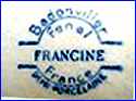 BADONVILLER EARTHENWARE FACTORY  -  THEOPHILE FENAL  [Pattern or Series varies]  (Badonville, France)  - ca 1940s - 1980s