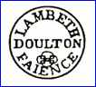 DOULTON & CO (Lambeth, London, UK) - ca 1873 - ca 1914