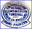 GEORGE CLEWS & CO. (Staffordshire, UK) -  ca 1935 - 1950s