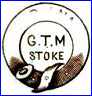 GEORGE THOMAS MOUNTFORD  [GTM initials or Full Name with marks of various designs]  Staffordshire, UK)  - ca 1888 - 1898