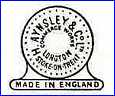 H. AYNSLEY & CO Ltd  (Staffordshire, UK)  - ca  1951 - Present
