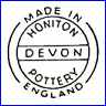 HONITON ART POTTERIES LTD. (Printed, Impressed) (Devon) - ca  1956 - Present