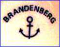 BRANDENBERG Fake logo  (made in China)  - ca 1980s - Present