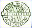 JACKSON VITRIFIED CHINA CO. (Pennsylvania, USA) - ca 1923 - ca 1946