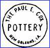PAUL E. COX  (Art Pottery, New Orleans, LA, USA)  - ca 1939 - 1946