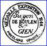 PORCELAINE DE GIEN  (Gien, France)  - ca 1844 - ca 1849