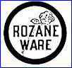 ROSEVILLE POTTERY CO. (Impressed) [ROZANE Series]  (Ohio, USA) - ca. 1905 - 1950s
