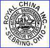 ROYAL CHINA Co.  (Ohio, USA)  - ca 1940 - 1955