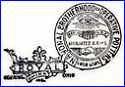 ROYAL CHINA Co.  [slight variation and in many colors]  (Ohio, USA)   - ca. 1940 - 1955