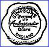 SIMPSONS POTTERS Ltd  (Staffordshire, UK) - ca 1944 - Present