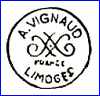 VIGNAUD FRERES  -  A. VIGNAUD  (Limoges, France) - ca  1911 - 1930s