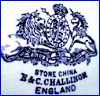E. & C. CHALLINOR  [authentic mark] (Fenton Potteries, Staffordshire, UK)  - ca 1862 - 1891