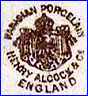 HENRY ALCOCK & Co  (Staffordshire, UK) -  ca 1890s - 1910