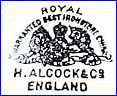 HENRY ALCOCK & Co  (Staffordshire, UK) -  ca 1891 - ca 1910