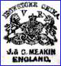 J. & G. MEAKIN  (Staffordshire, UK)  -  ca. 1890s -  1910s