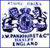 J.W. PANKHURST & Co.  (Staffordshire, UK)  - ca 1853 - 1882