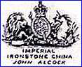 JOHN ALCOCK  (Staffordshire, UK)  - ca 1853 - 1861