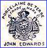 JOHN EDWARDS & Co.  (Staffordshire, UK) - ca 1880s - 1900