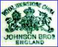 JOHNSON BROS.  (Stamped in many colors or Impressed)  (Staffordshire, UK) - ca 1883 - 1913
