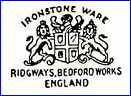 RIDGWAYS  (BEDFORD WORKS)  Ltd. (Staffordshire, UK) -  ca 1930s- 1952