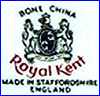 ROYAL KENT  (Distributors & Resellers of Chinaware from Staffordshire, UK)  -  ca 1970s - 1980s