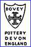 BOVEY POTTERY Co., Ltd  (Devon, UK)  - ca 1954 - 1957