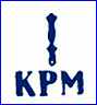 KPM [Konigliche Porzellan Manufactur] [Scepter]  [Blue] (Berlin, Germany)  - ca 1837 - 1844