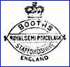 BOOTHS  (Staffordshire, UK) - ca 1891 - 1906