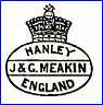 J. & G. MEAKIN Ltd  (Staffordshire, UK) - ca 1890 - 1930s