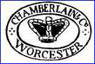 WORCESTER PORCELAINS - CHAMBERLAIN & CO (Worcester, UK) -   ca 1850 - 1852