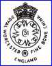 WORCESTER ROYAL PORCELAIN CO Ltd  (Worcester, UK) - ca 1959 - Present
