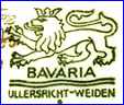 BAVARIA PORCELAIN FACTORY - ULLERSRICHT (Bavaria, Germany)  - ca 1927 - 1932