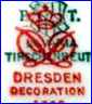 TIRSCHENREUTH PORCELAIN   [DRESDEN Series]  [L. HUTSCHENREUTHER after 1927] (Germany)  - ca 1920s - 1930s
