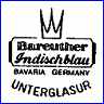 BAREUTHER & CO - WALDSASSEN PORCELAIN (Germany)  (Blue)  - ca 1975 - ca 1993
