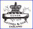 GEORGE JONES & SONS  (Staffordshire, UK) - 1891 - ca 1910