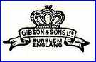 GIBSON & SONS (Staffordshire, UK) - ca 1930 - 1976