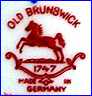 BRUNSWICK   (US-based Importers of German & Bohemian Porcelain or Chinaware) - ca 1950s - 1980s