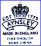 JOHN AYNSLEY & SONS  (WATERFORD GLASS)  (Staffordshire, UK)   - ca 1890s - Present
