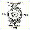 BUFFALO CHINA  -  BUFFALO POTTERY  [Year varies]  (Buffalo, NY) - ca.1905 - 1930s