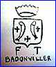 BADONVILLER EARTHENWARE FACTORY  -  THEOPHILE FENAL   (Badonville, France)  - ca 1920s - 1980s