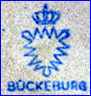 BUCKEBURG POTTERY  (Buckeburg, Germany)  - ca 1917 - 1971
