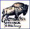 BUFFALO CHINA  -  BUFFALO POTTERY [mostly on Railroad Chinaware] (Buffalo, NY) - ca 1907 - 1940's