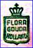 GOUDA FLORA  -  FLORA KERAMIEK  (Haardenberg, Holland)  - ca 1945 - 1960s