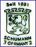 CARL SCHUMANN [Anniversary mark] [usually Green, Blue or Black] (Germany) - ca 1981 - 1996