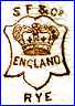 S. FIELDING & Co.  -  CROWN DEVON  [RYE Pattern or Series, varies]  (Staffordshire, UK)  - ca 1891 - 1913