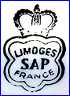 SAP-LIMOGES  (US-based Importers of items from Limoges, France)  - ca 1950s - 1970s