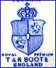 T. & R. BOOTE Ltd  (Staffordshire, UK) - ca  1890 - ca 1906