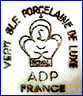 ADP - VERITABLE PORCELAINE DE LUXE  (Distributors, France) -  ca 1980s - 2000